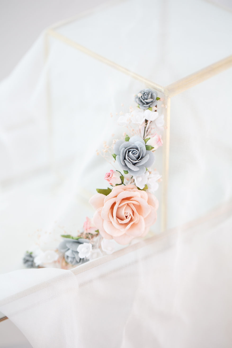 Miniaturbild: Blumenkranz Ranke Braut Hochzeit Haarkranz Blumen Haarschmuck Oktoberfest Kranz Kopfschmuck