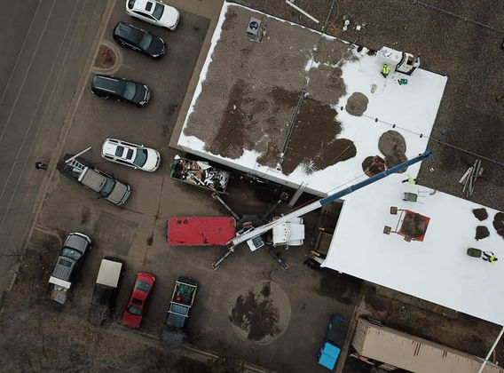 PCS Residential restored a flat roofing system for ProPlate in Anoka, MN. 