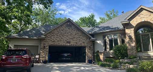 Eden prairie, MN home with a brick facade