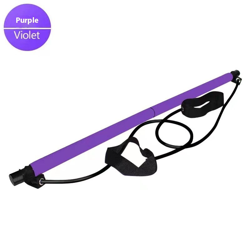 Thumbnail: Pilates Stick - Adjustable Fitness Bar for Home Workout, Yoga, Stretching & Toni