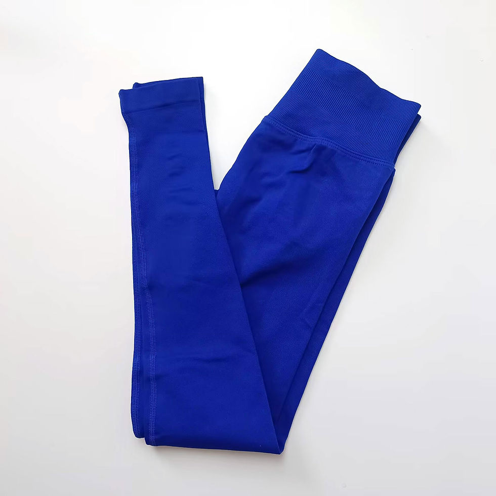 Thumbnail: NCLAGEN Impact Leggings Women Seamless Sports Yoga Pants Low Ribbed Band Gym clo