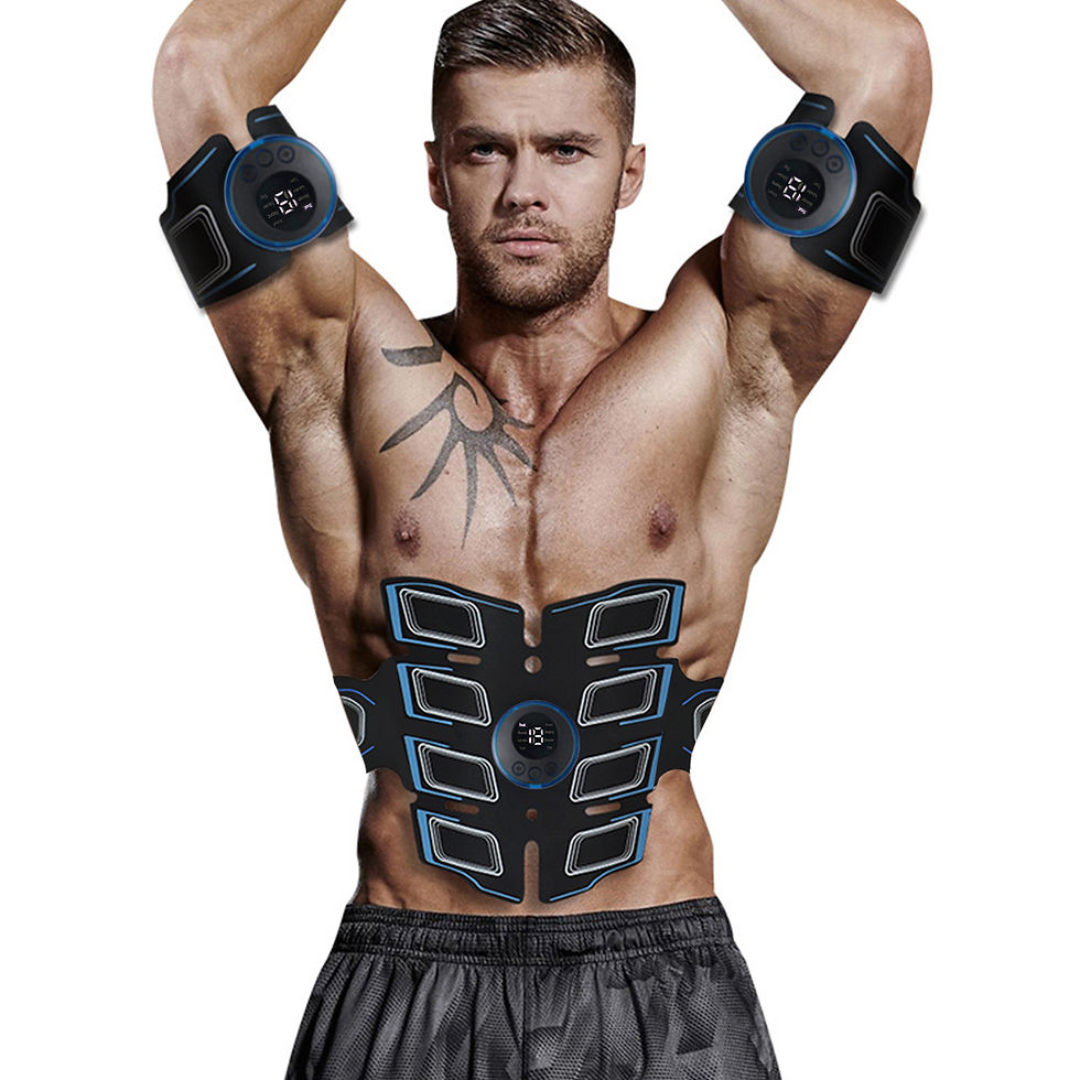 Thumbnail: USB Rechargeable Abdominal Muscle Trainer Portable Abdominal Muscle Massager Ele