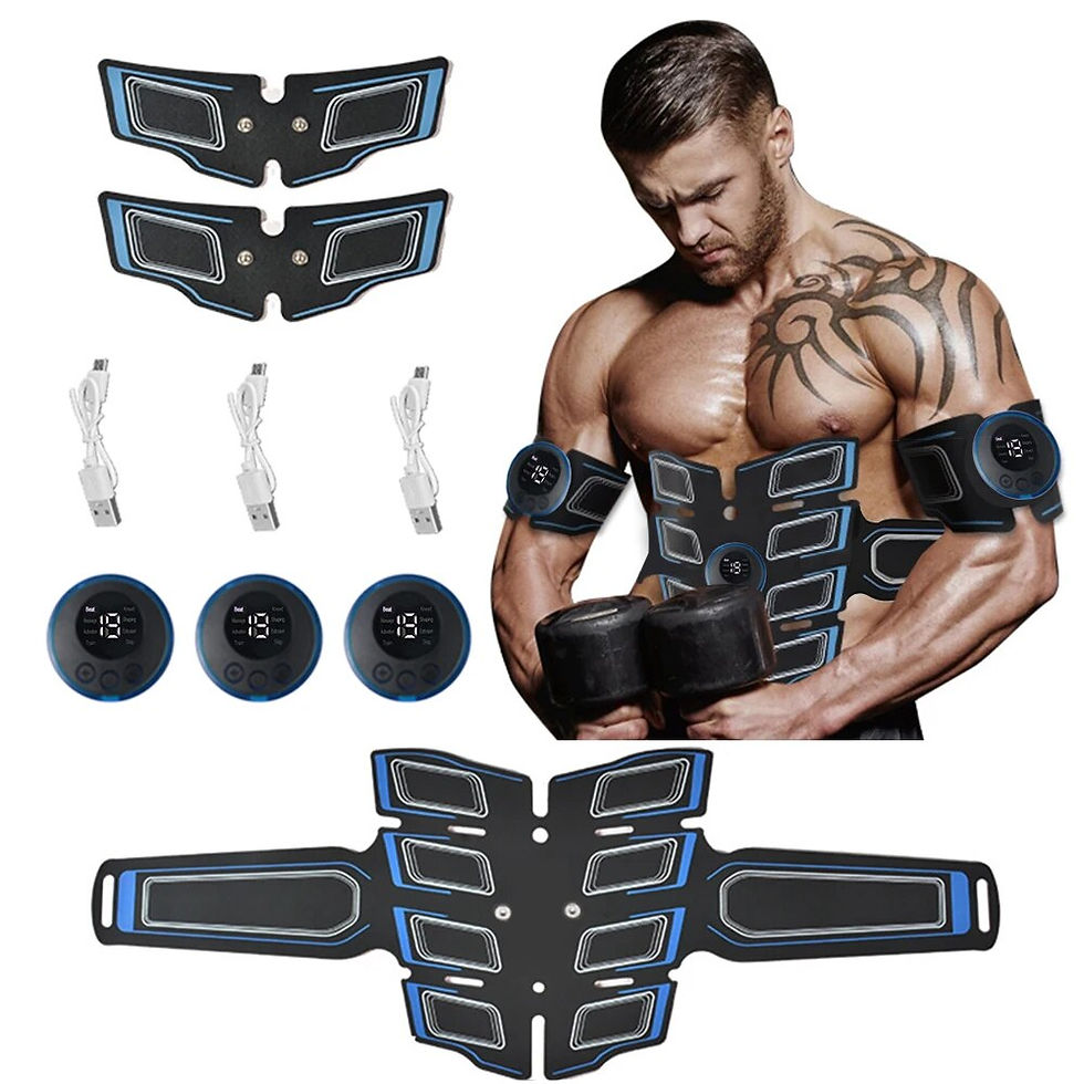 Thumbnail: USB Rechargeable Abdominal Muscle Trainer Portable Abdominal Muscle Massager Ele