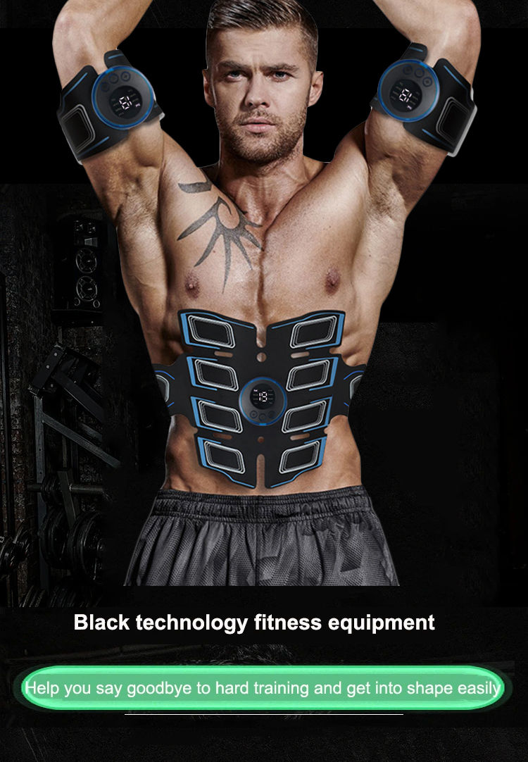 Thumbnail: USB Rechargeable Abdominal Muscle Trainer Portable Abdominal Muscle Massager Ele