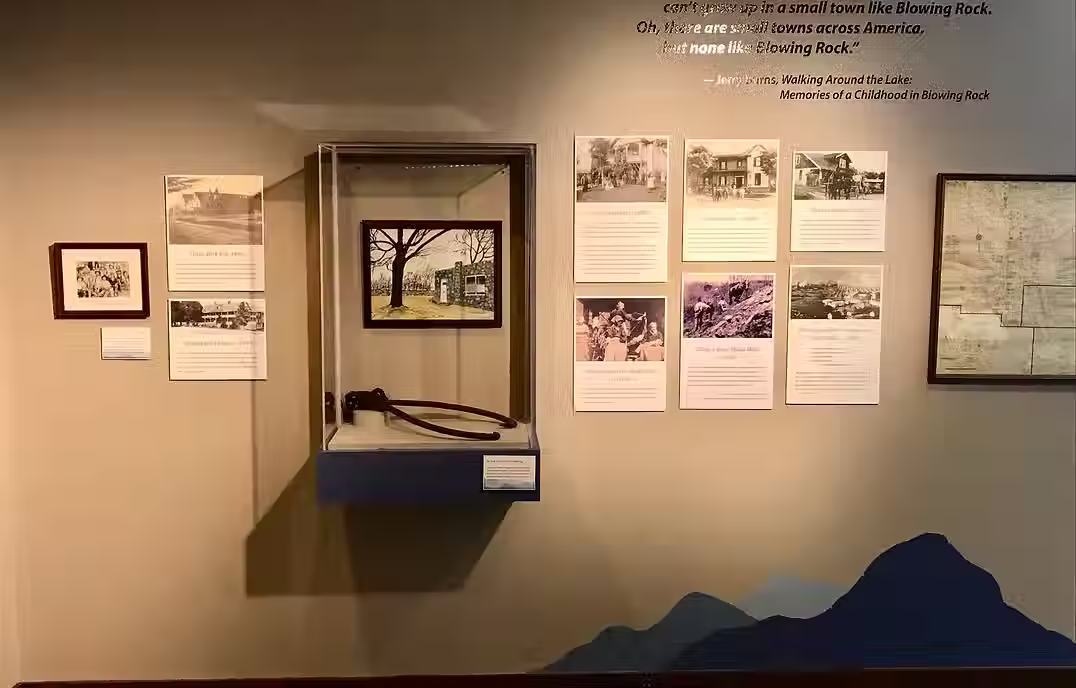 The history wall of BRAHM History Exhibit