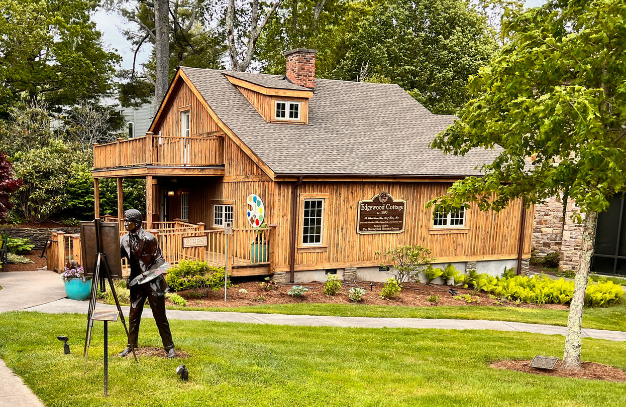 The restored Edgewood Cottage