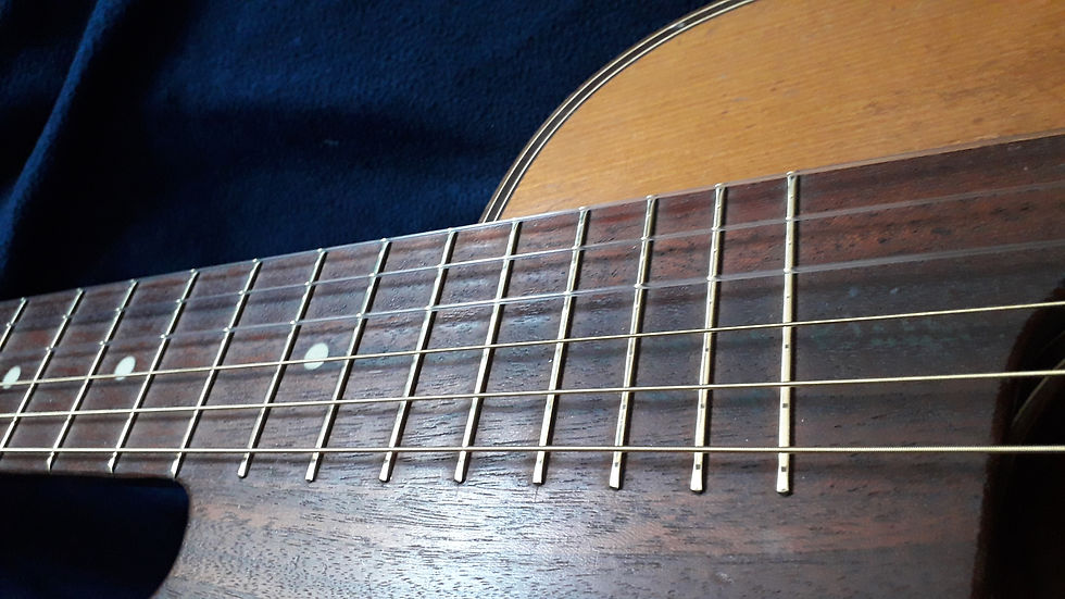 Miniature : "Goldklang" Schrammel "Contra-guitar" (1910-20)