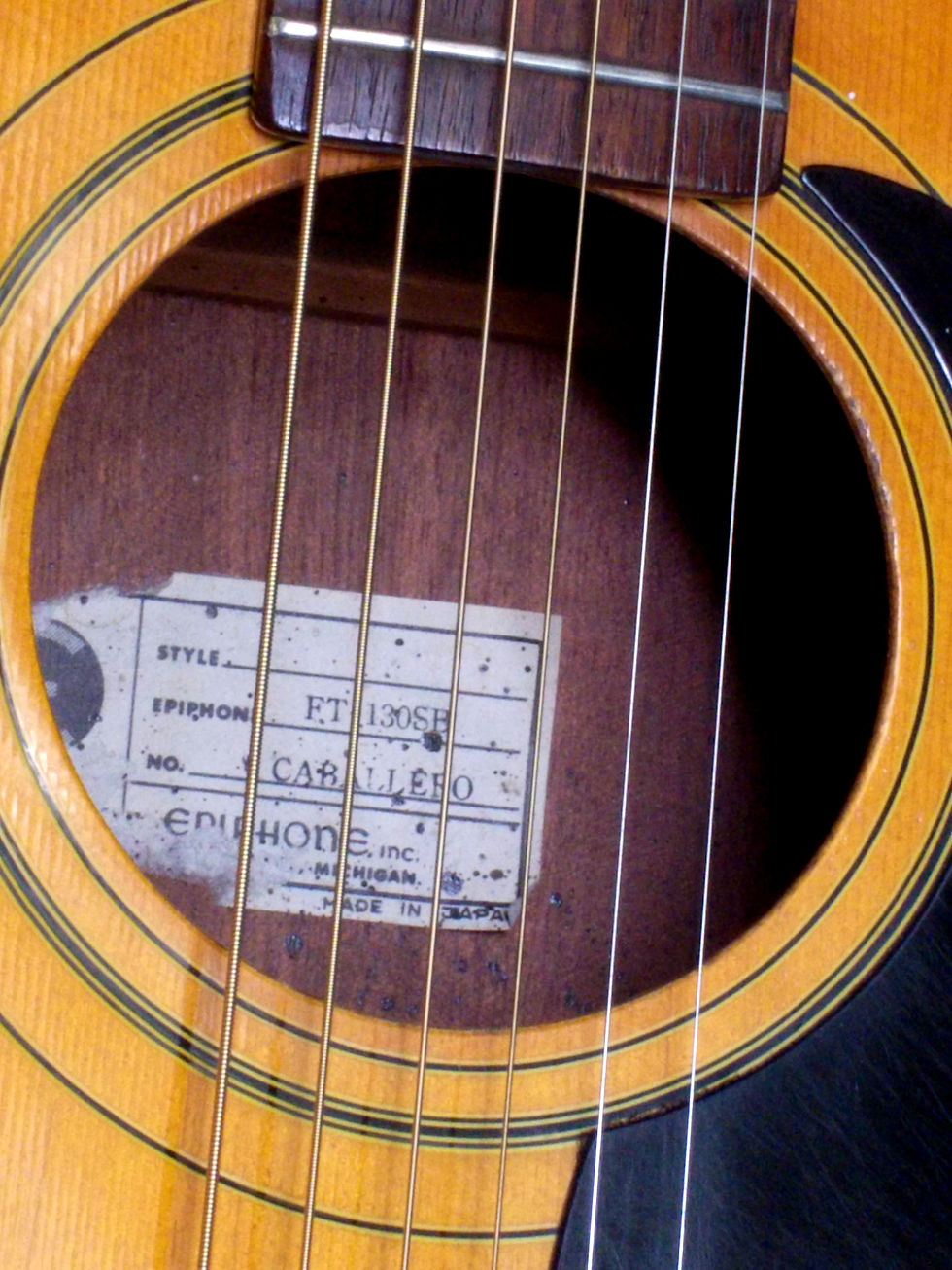 Thumbnail: Epiphone FT-130 SH "Caballero"1971
