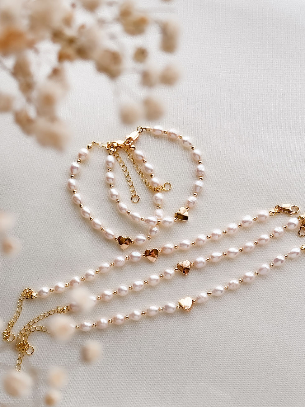 Miniatyrbilde: Love heart armbånd