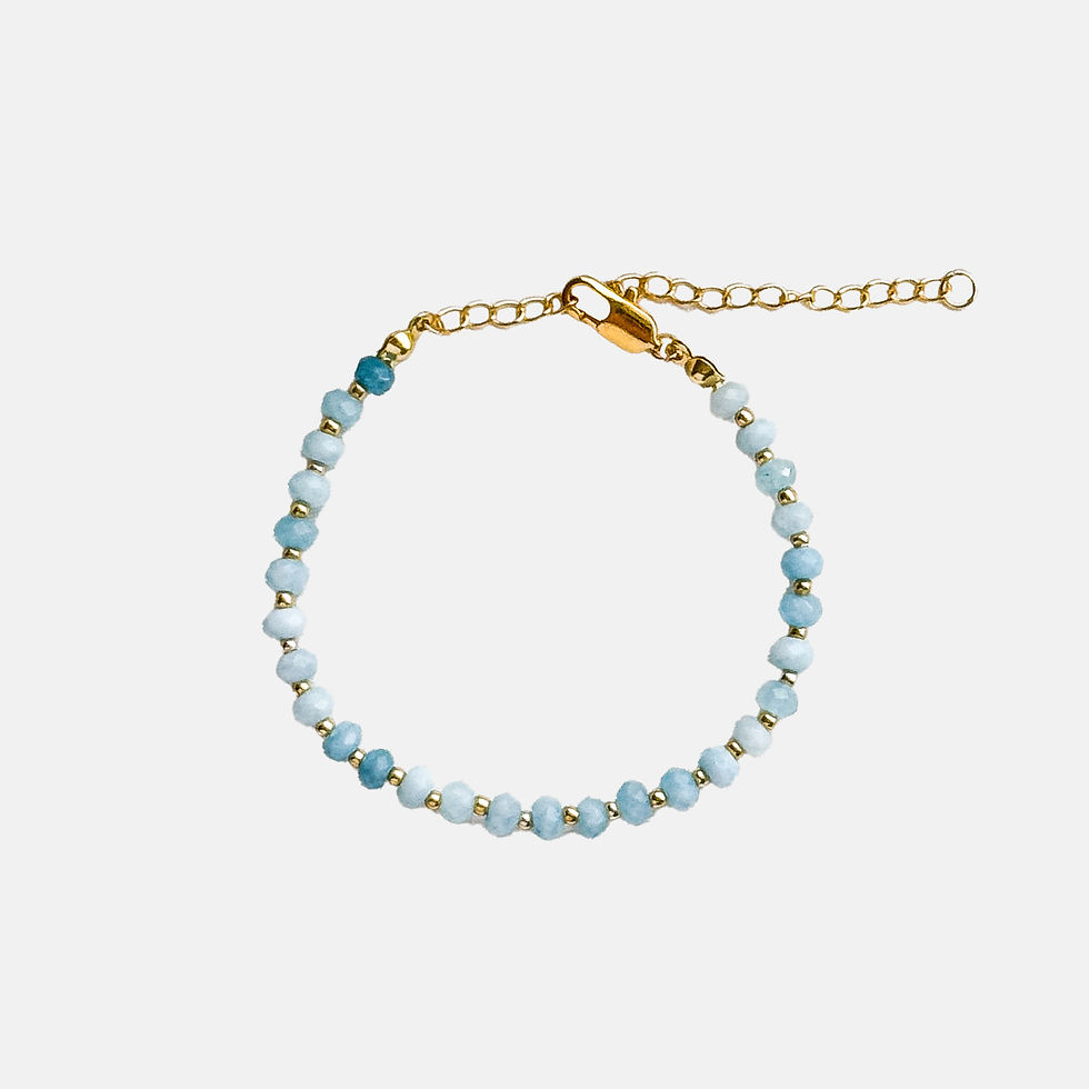 Selma armbånd lyseblå