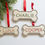 Thumbnail: Personalized Dog Bone Ornament Embroidery Kit