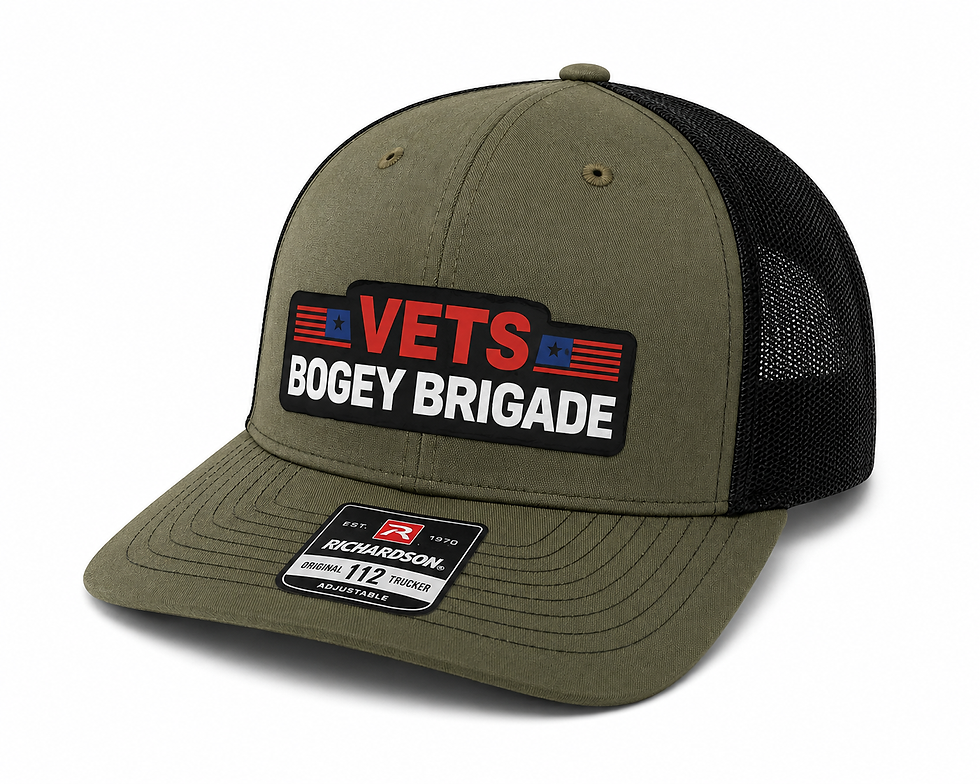 Thumbnail: Vets Bogey Brigade Classic Logo Trucker Hat 