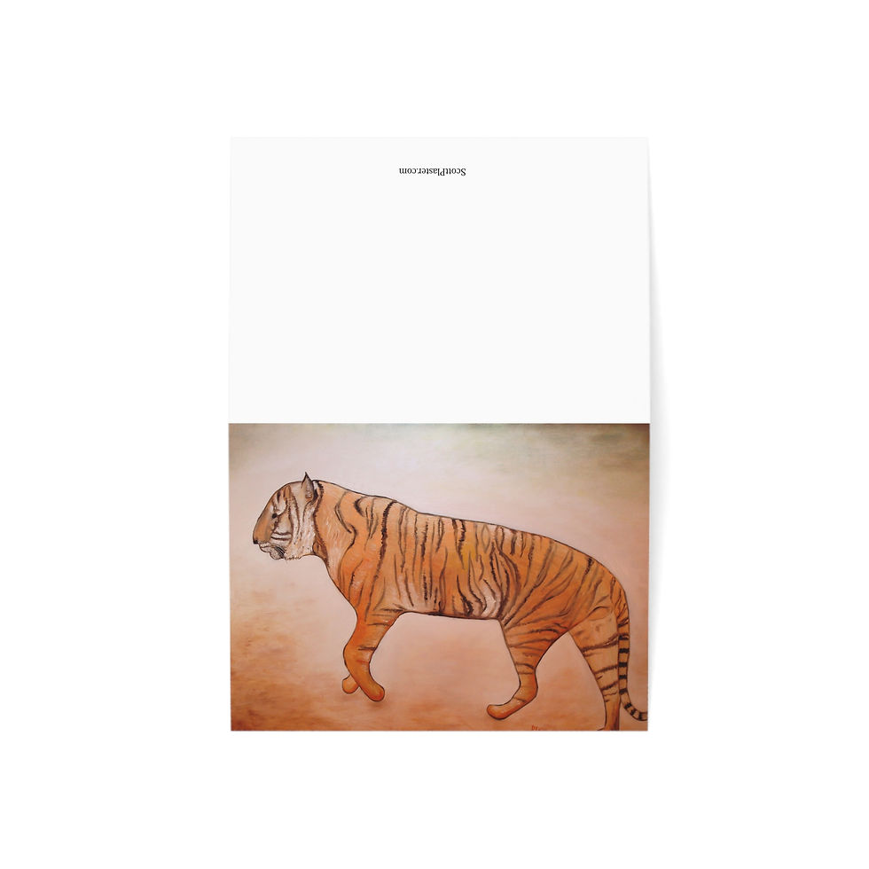 Thumbnail: Mystic Tiger - Greeting Card