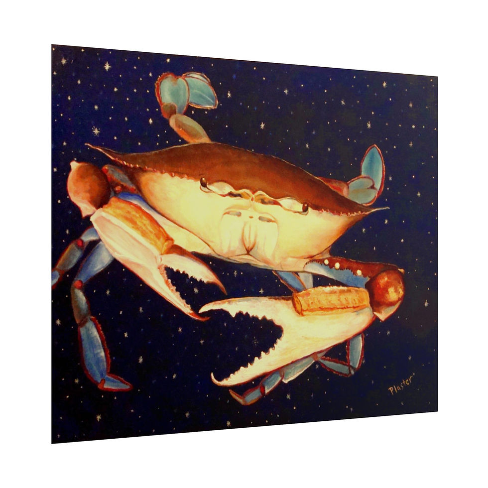 Thumbnail: Crab in Space - Rolled Poster