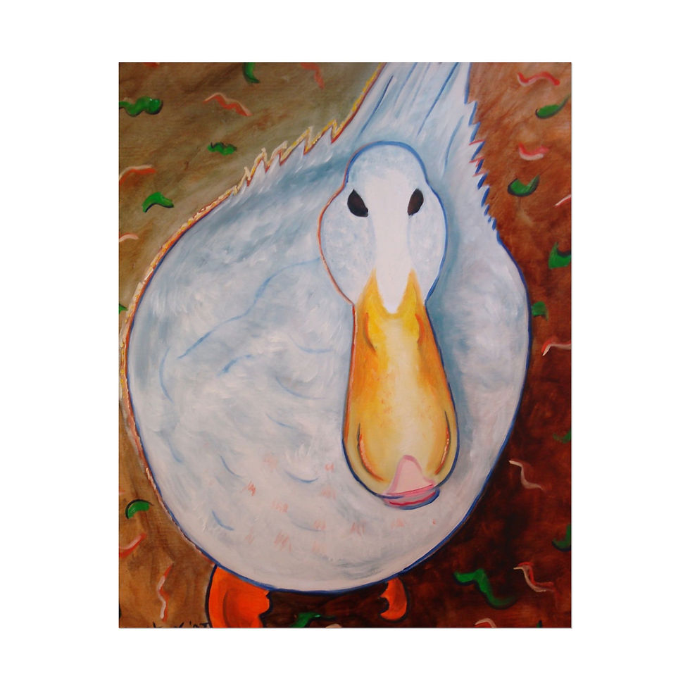 Thumbnail: Neon Duck Rolled Poster