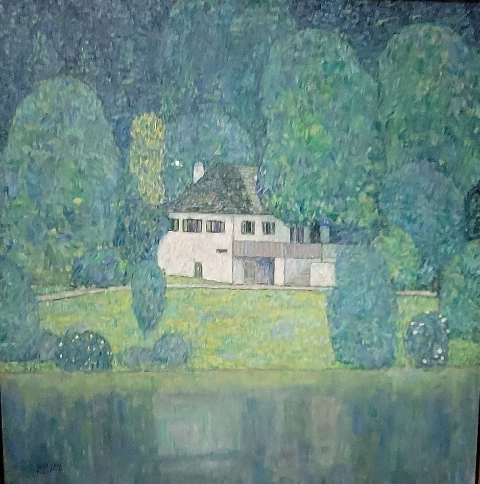 "Litzlberkeller Lake Atter" by Gustav Klimt