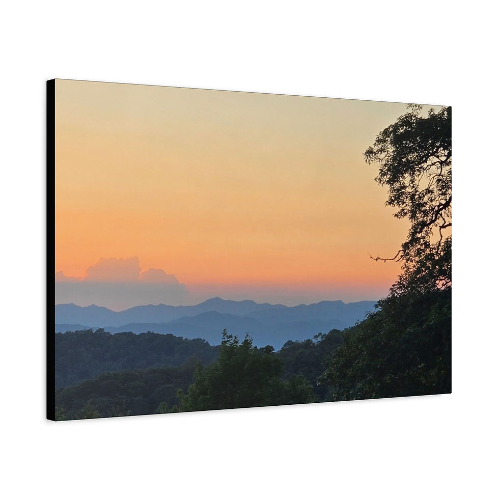 Thumbnail: Smokies Sunset - Canvas