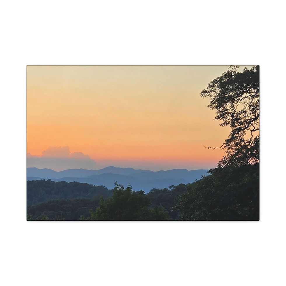 Thumbnail: Smokies Sunset - Canvas