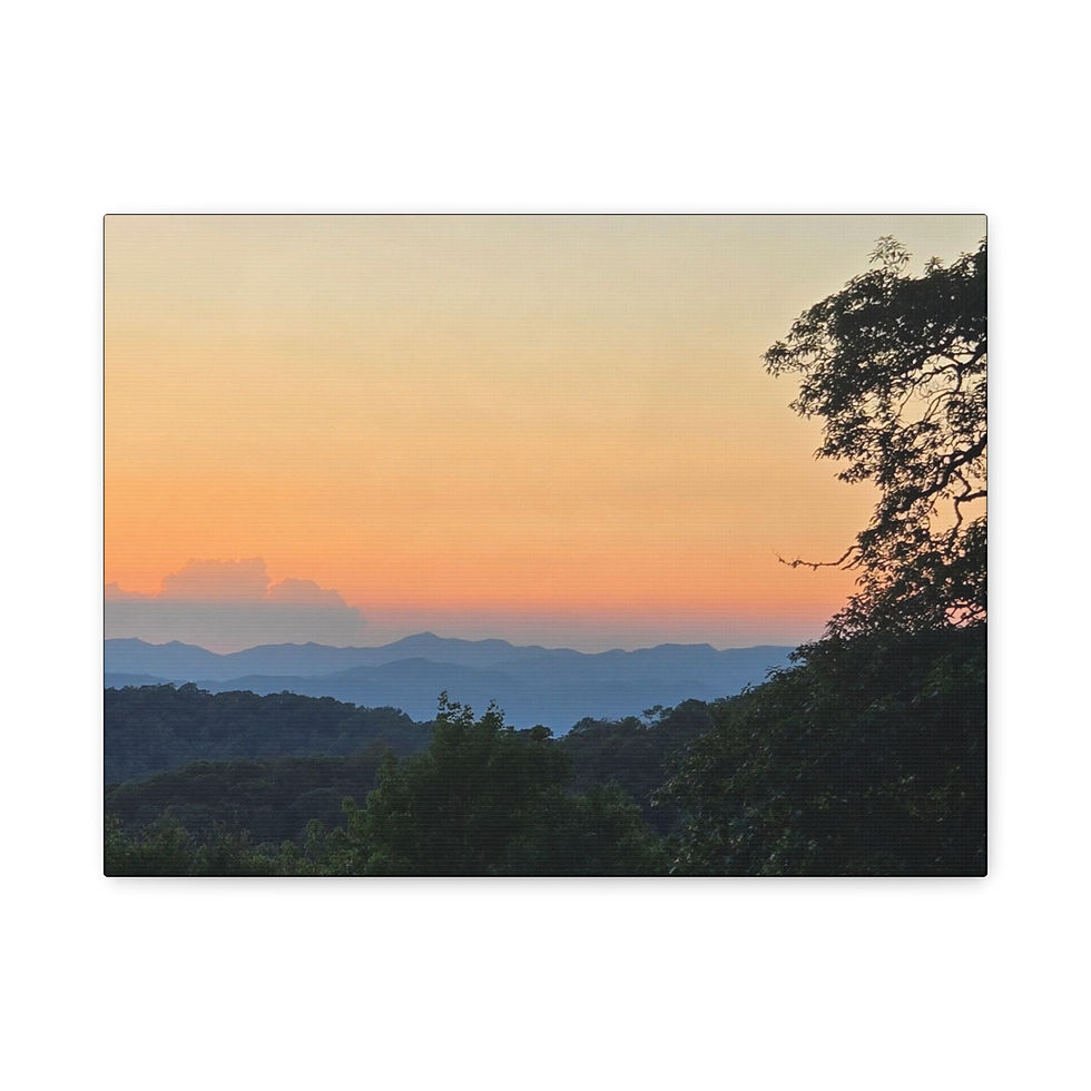 Thumbnail: Smokies Sunset - Canvas