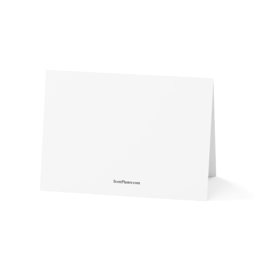 Thumbnail: Turkey Crossing - Greeting Card
