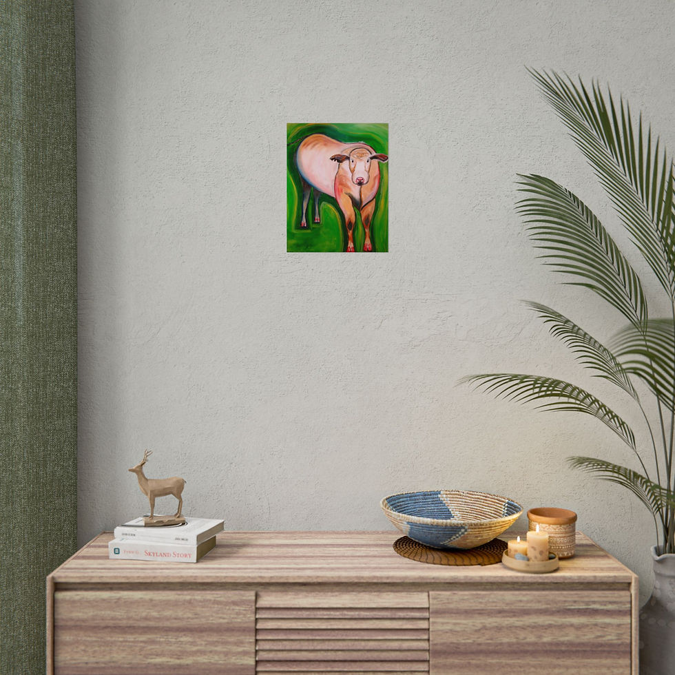 Thumbnail: Cosmic Cow Rolled Poster