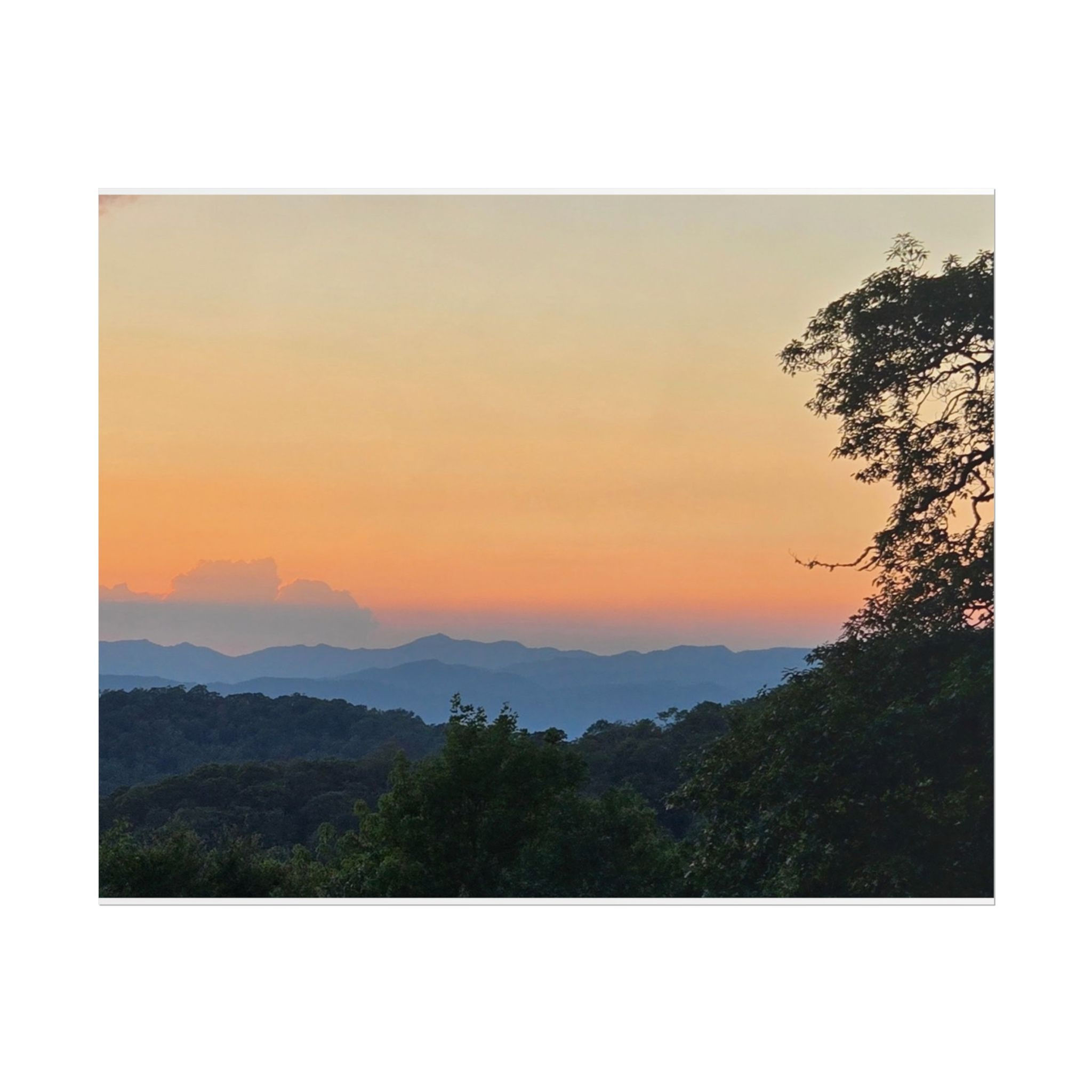 Smokies Sunset -  Rolled Poster