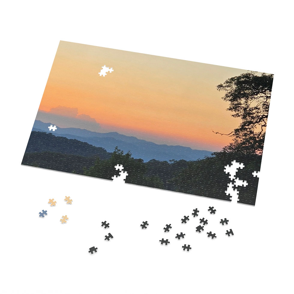 Thumbnail: Smokies Sunset - Jigsaw Puzzle