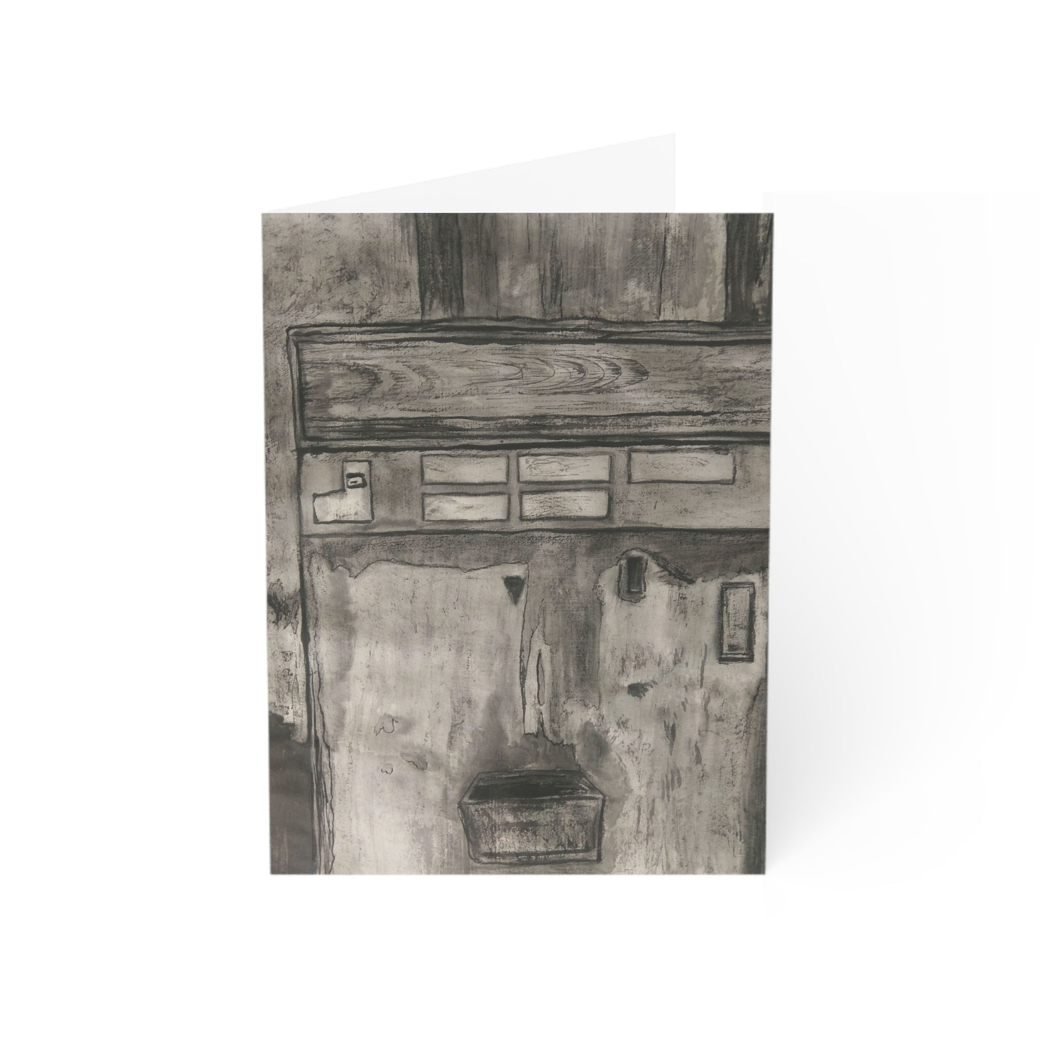 Antique Drink Machine - Greeting Card