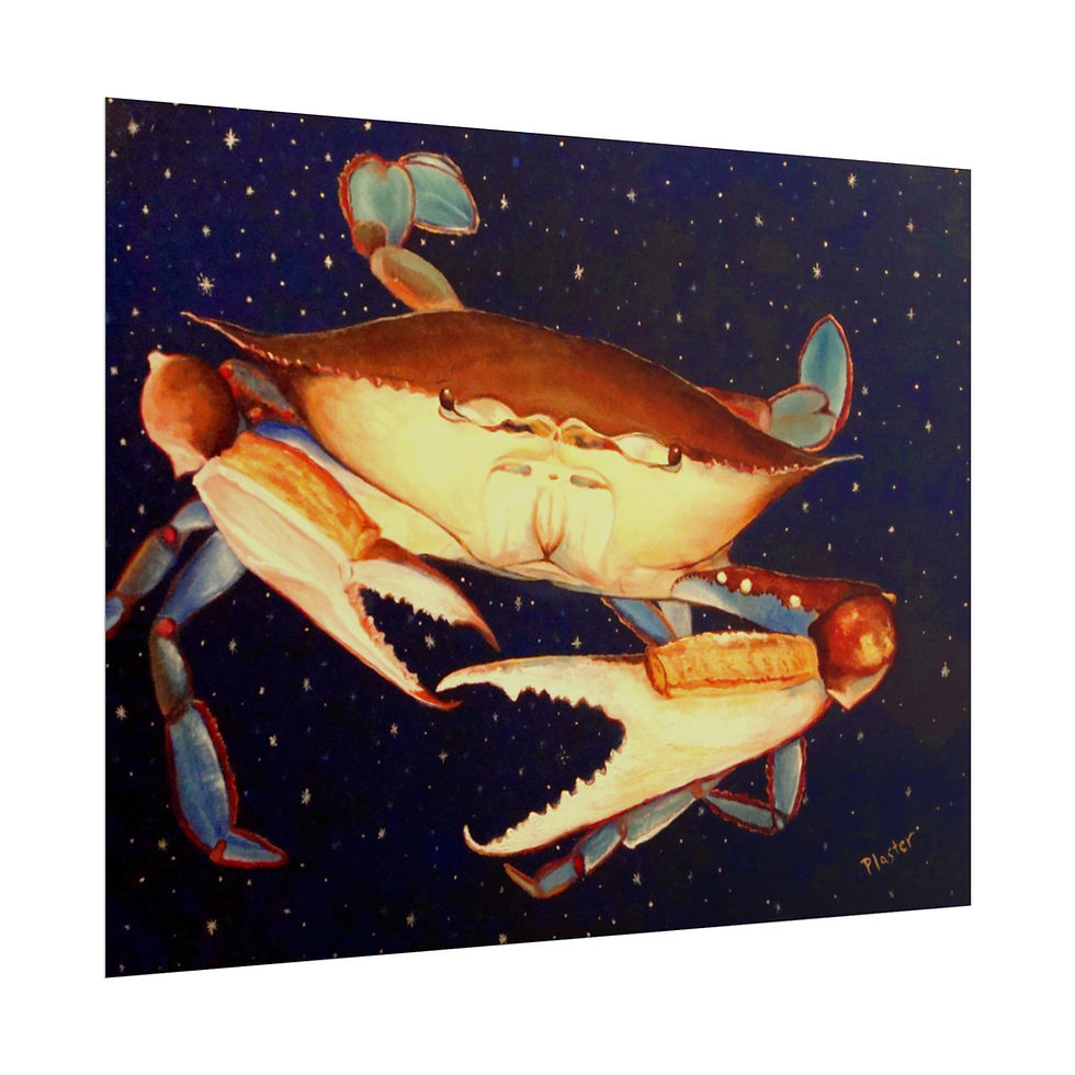 Thumbnail: Crab in Space - Rolled Poster