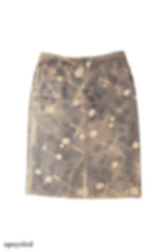 Chapois leather skirt