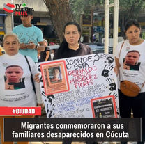 Migrantes conmemoraron a sus familiares desaparecidos en Cúcuta #ciudad