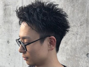 黒髪!スパイキーショート!【高山】