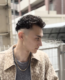 極楽パーマ/宮城リョータ/メンズパーマ/スキンフェード