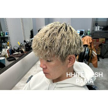 憧れ！ホワイトメッシュ×ツイストスパイラルパーマ