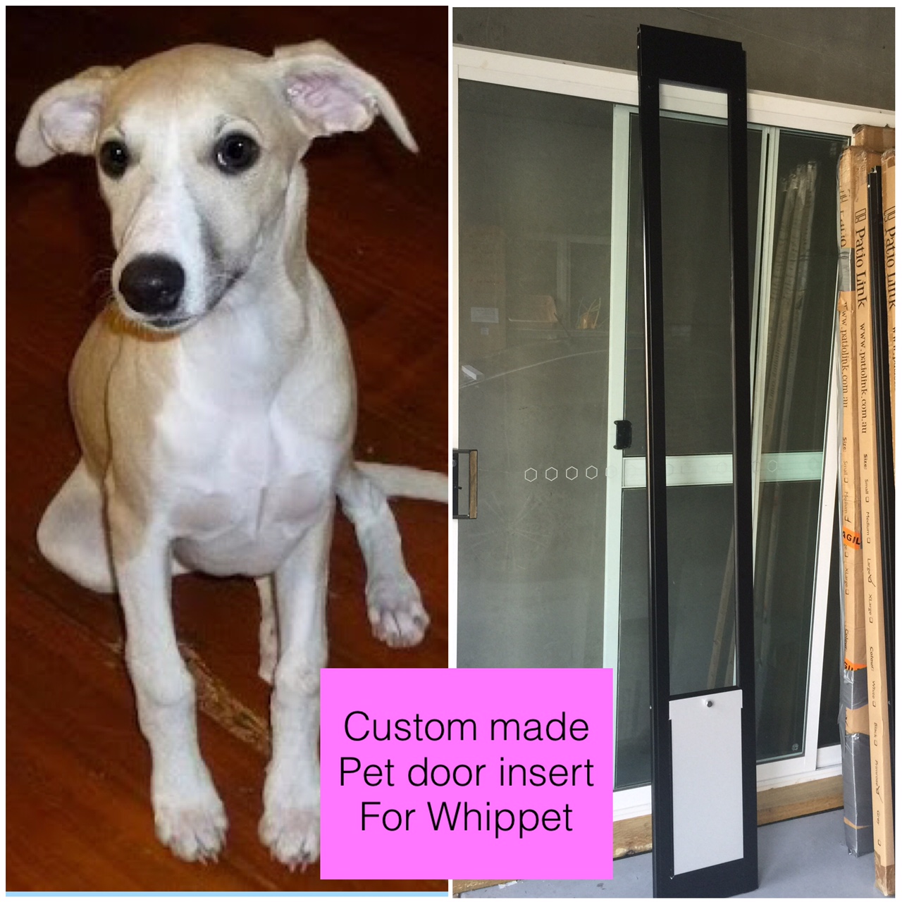Patio Pet Door Inserts for Sliding Doors, Fully Lockable,Fast Delivery