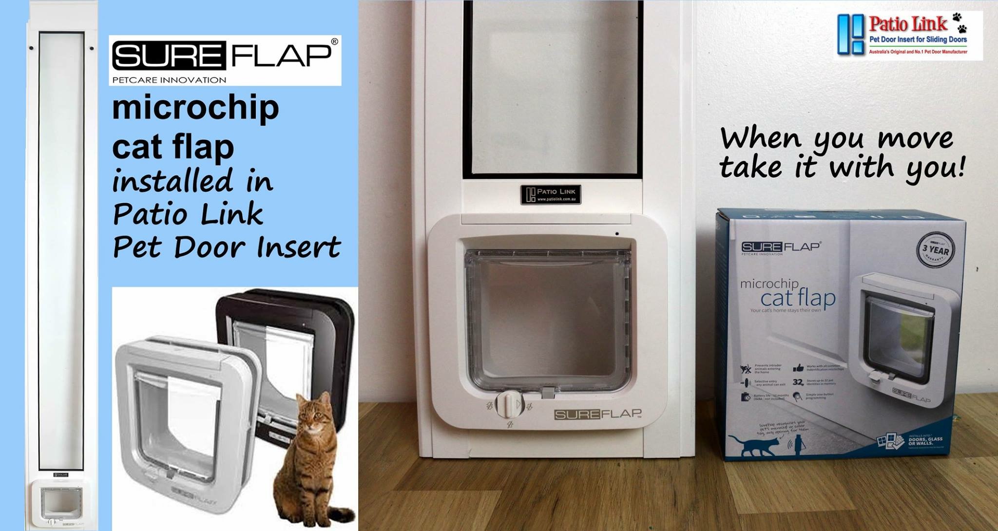 Patio Pet Door Inserts for Sliding Doors, Fully Lockable,Fast Delivery