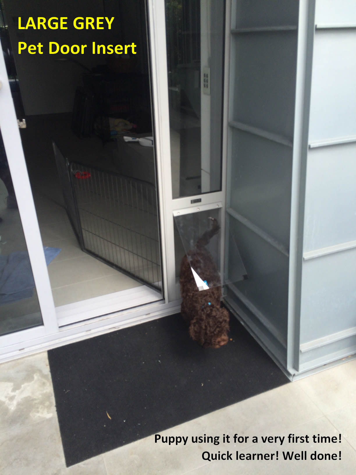 Patio Pet Door Inserts for Sliding Doors, Fully Lockable,Fast Delivery