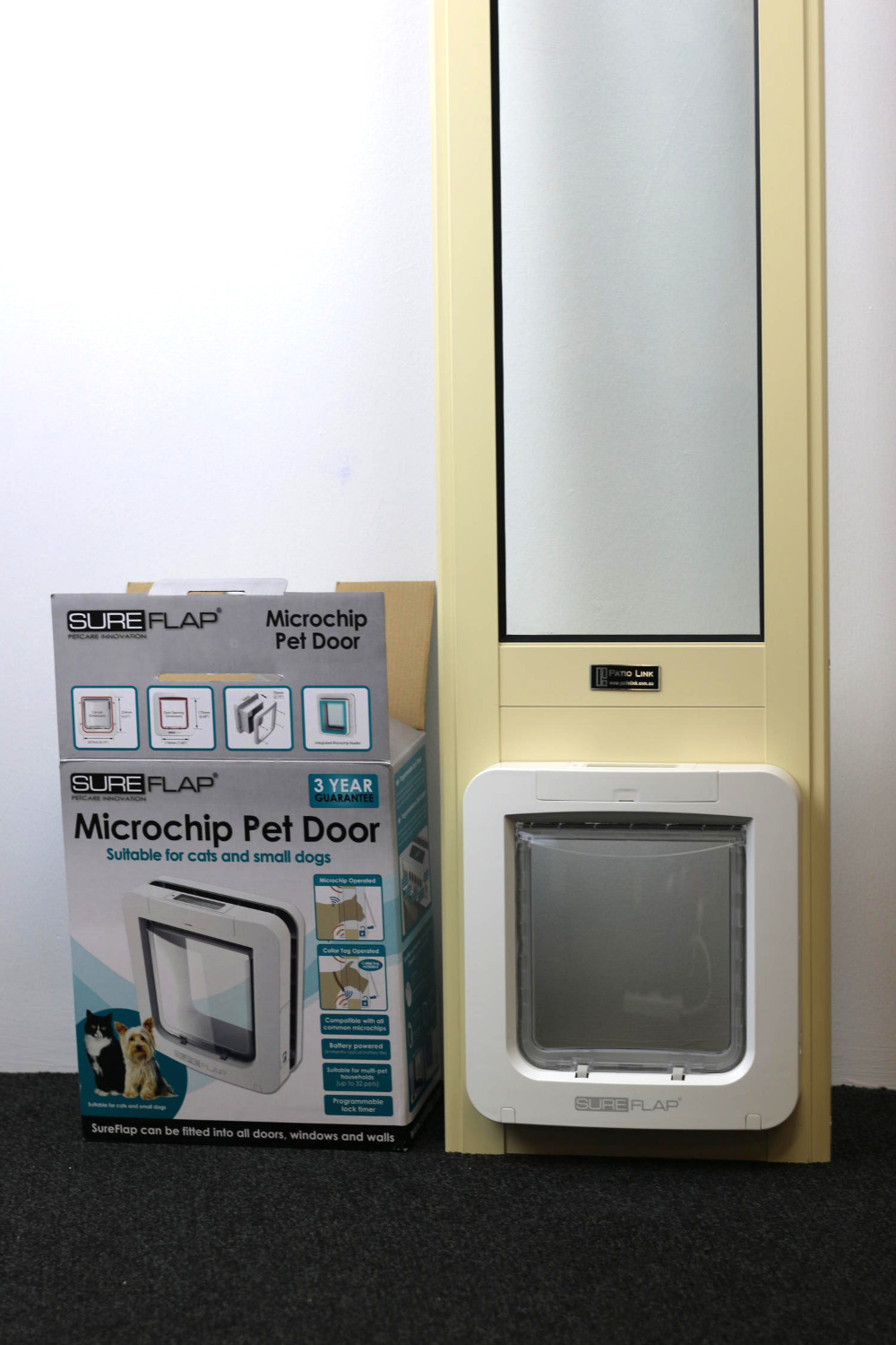 Patio Pet Door Inserts for Sliding Doors, Fully Lockable,Fast Delivery