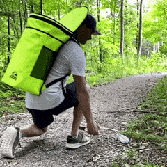 Litter Ridder backpack in action