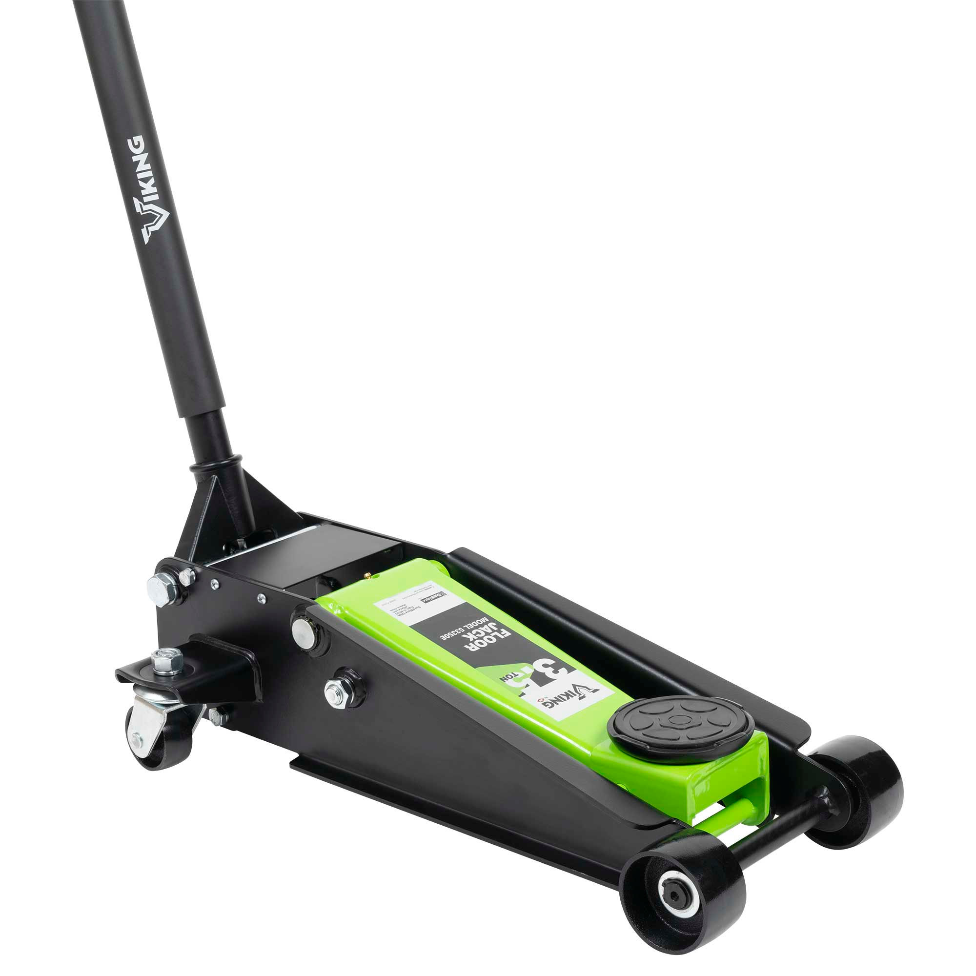 VIKING 3.5 TON LIGHTNING LIFT™ HEAVY DUTY FLOOR JACK - 2 PC HANDLE