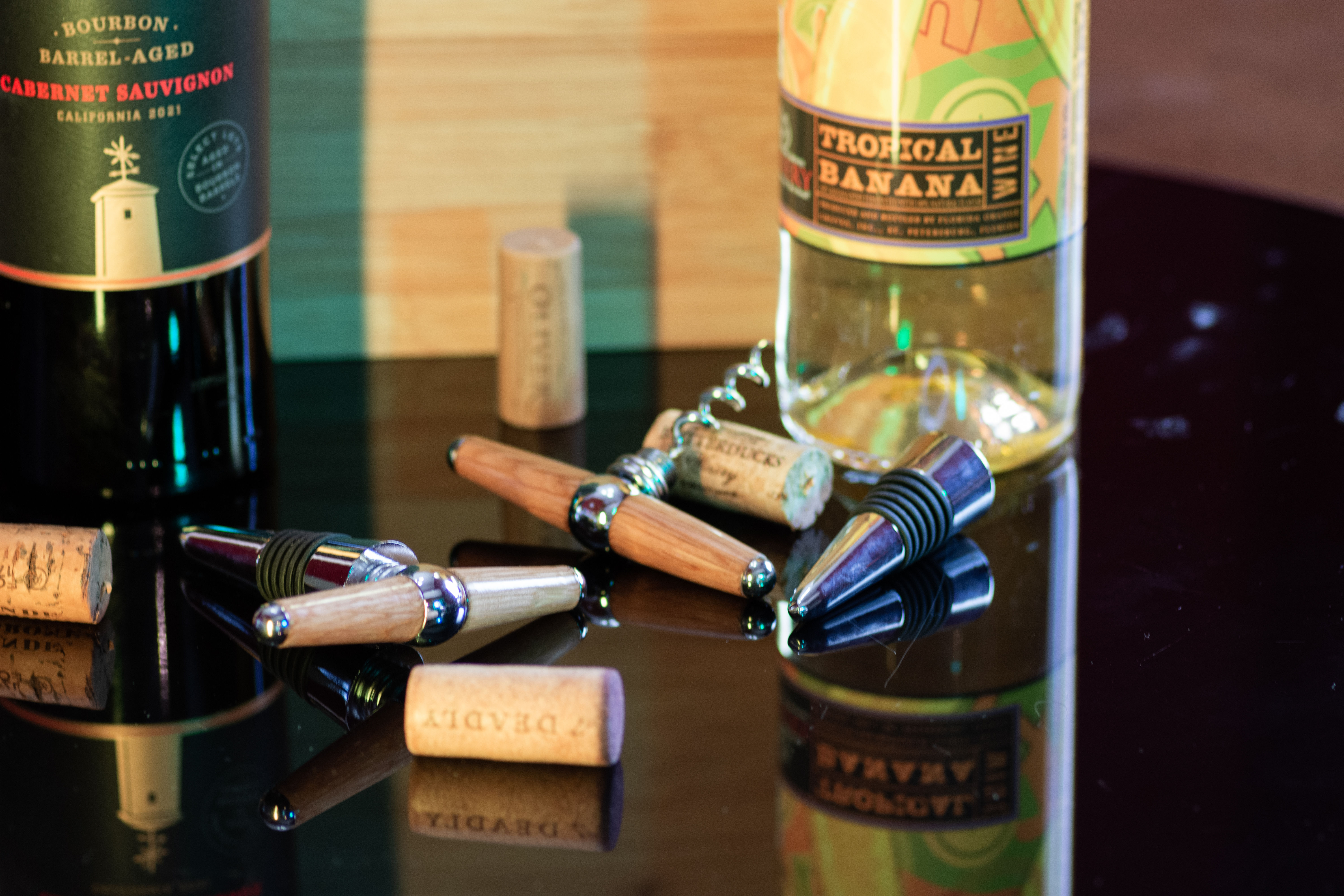 Wine Bottle Corkscrew/Stopper