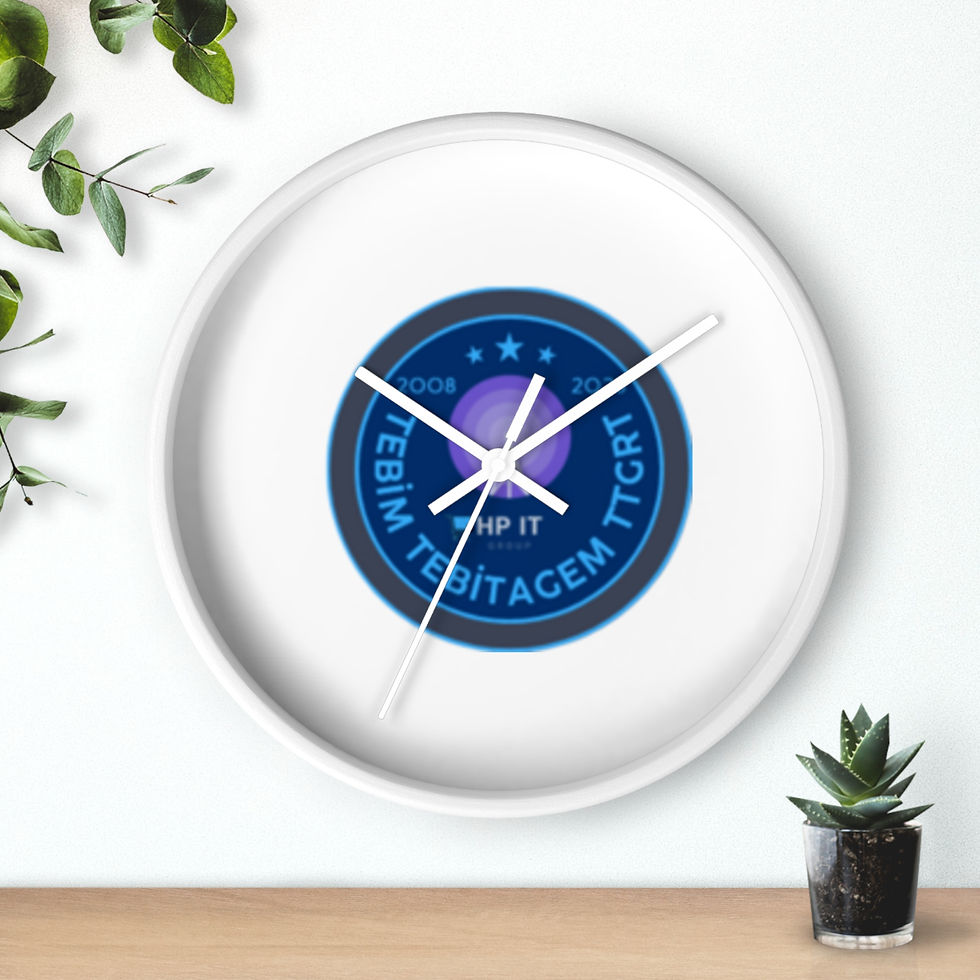 Küçük resim: Logo Wall Clock - Modern Decor for Tech Enthusiasts and Home Offices