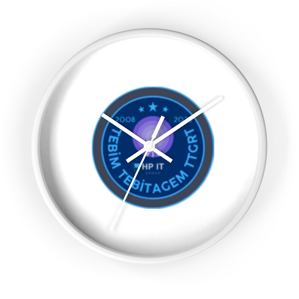 Küçük resim: Logo Wall Clock - Modern Decor for Tech Enthusiasts and Home Offices