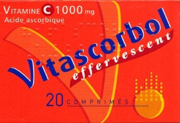Vitascorbol 1000 mg 20 comprimés effervescents