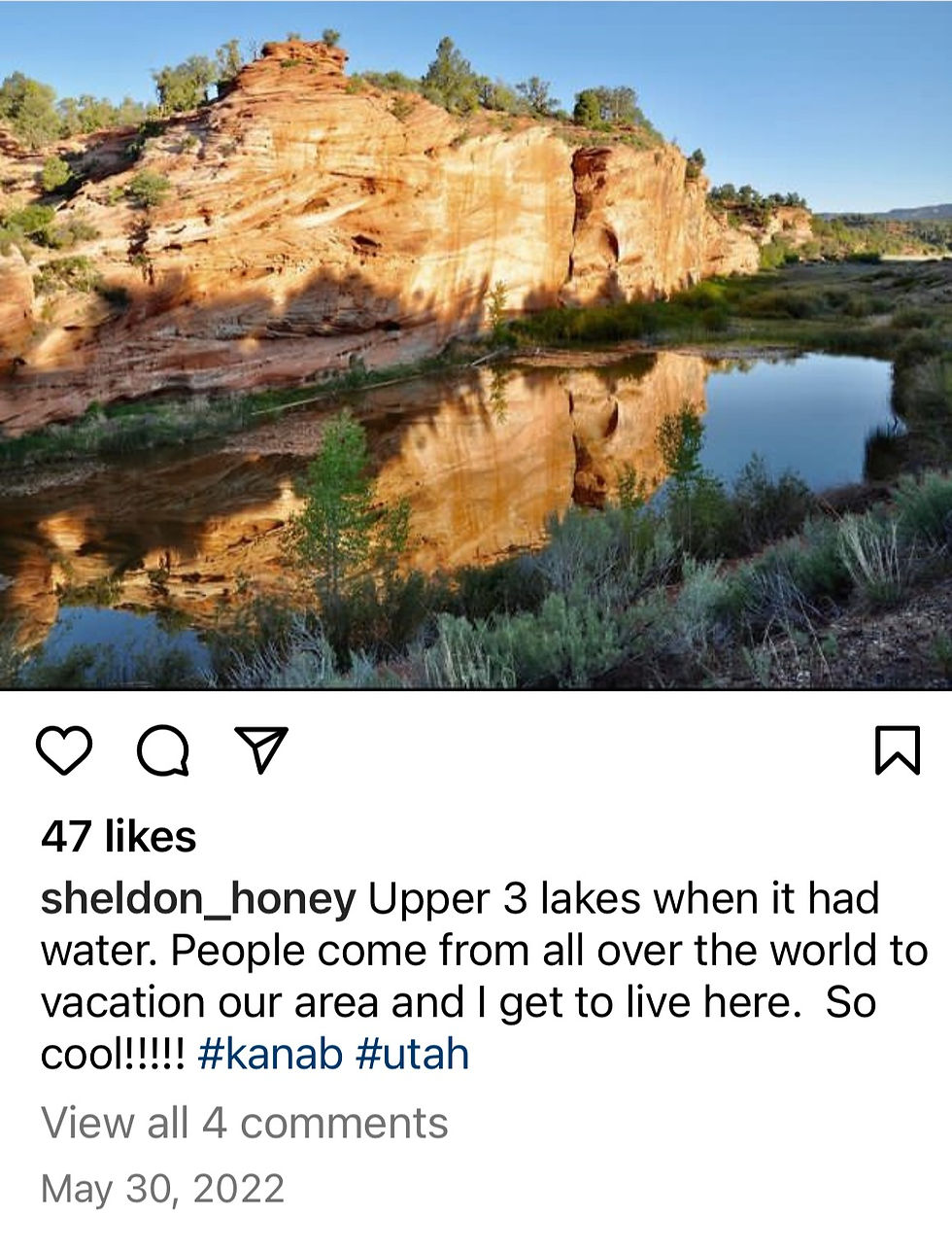 Upper Lakes When It Had Water.