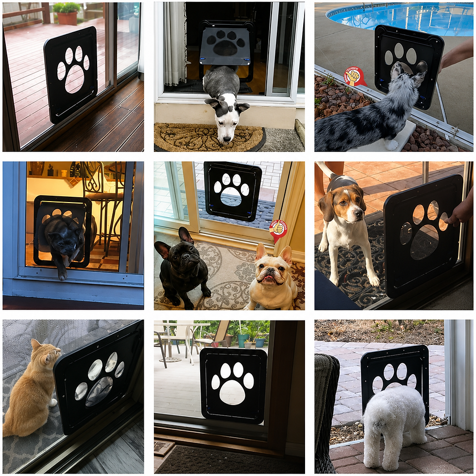 Thumbnail: PET ESSENTIALS FreePass™ Smart Pet Door. FREE SHIPPING