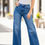 Thumbnail: Wide Leg Denim for Women Manufacturer | Pack of 100 pcs