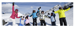 Turismo de esquí en familia