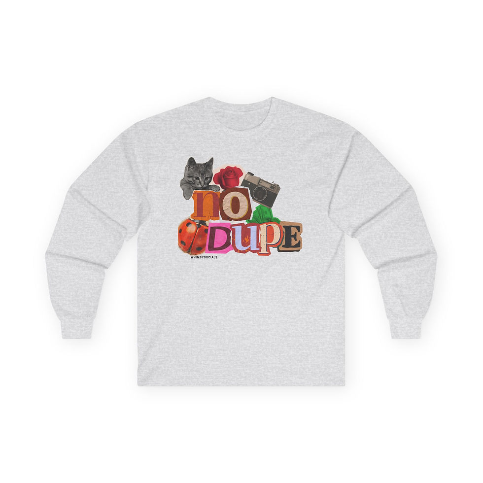 Thumbnail: No Dupe Long Sleeve Tee - Unisex