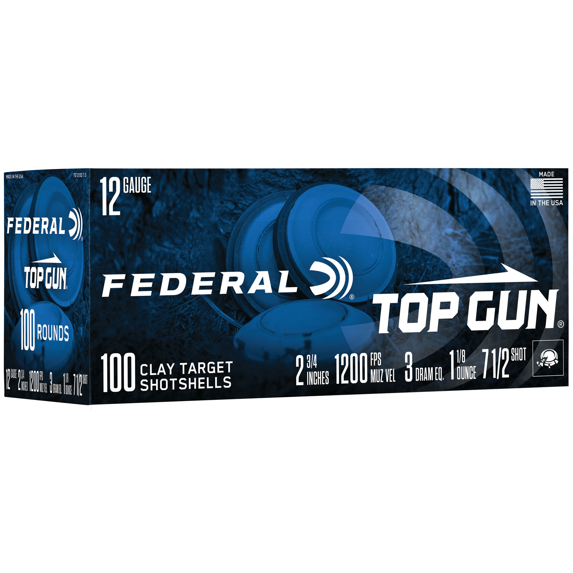 FED TOP GUN 12GA 2.75" #7.5